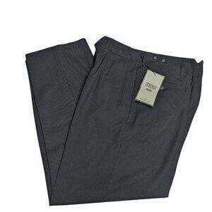 Synergy Studio / Morgan Cooper Pants Men 36 x 32 Wool Blend Business Black *NEW*
